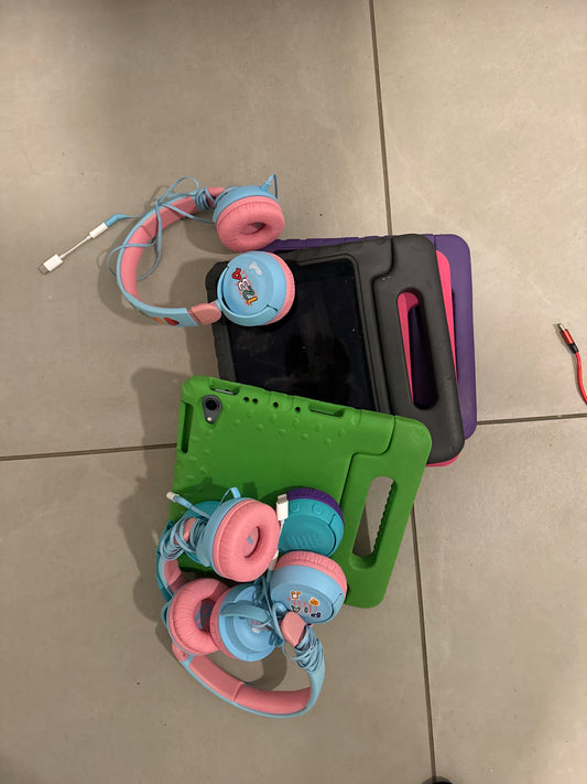 Ipad, headset
